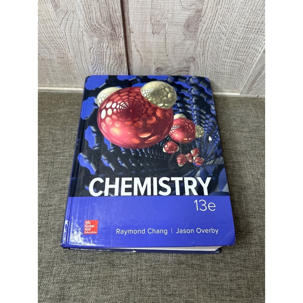 Chemistry 13th Edition Textbook Hardcover By Raymond Chang & Jason Overby